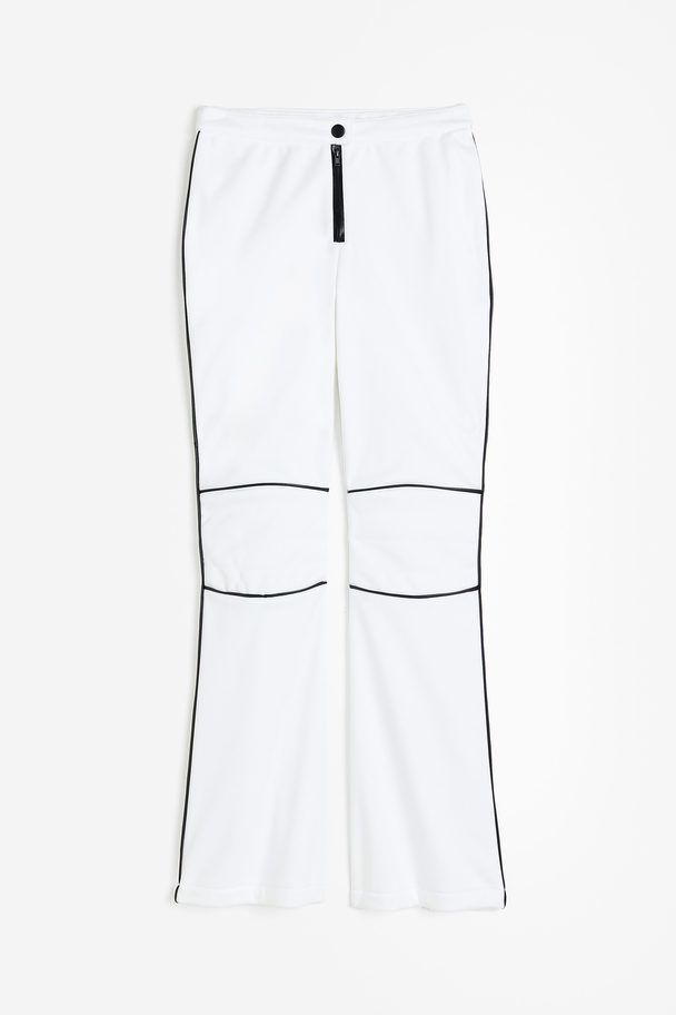 H&M Water-repellent Flared Trousers White
