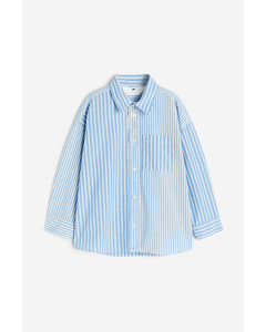 Long-sleeved Shirt Blue/striped