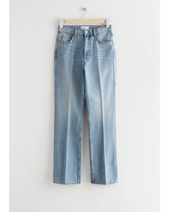 Key Cut Jeans Hellblau