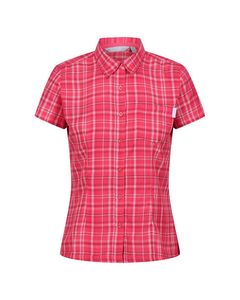 Regatta Womens/ladies Mindano Vi Checked Short-sleeved Shirt