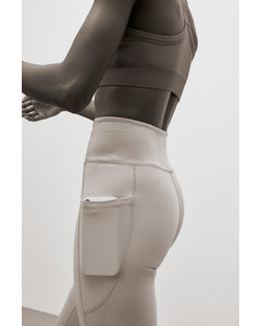 Drymove™ Pocket-detail Sports Leggings Light Beige