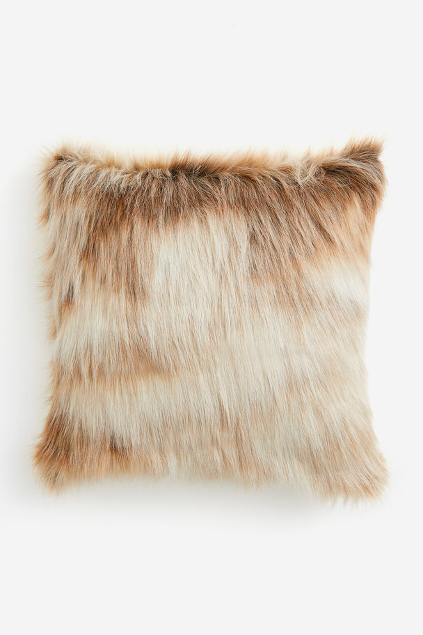 H&M HOME Fluffy Kussenhoes Beige