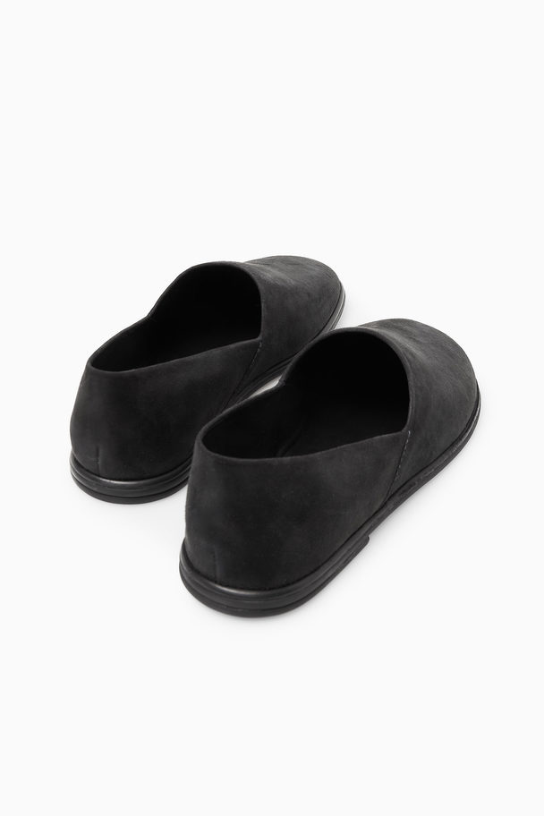 COS Suede Loafers Dark Grey