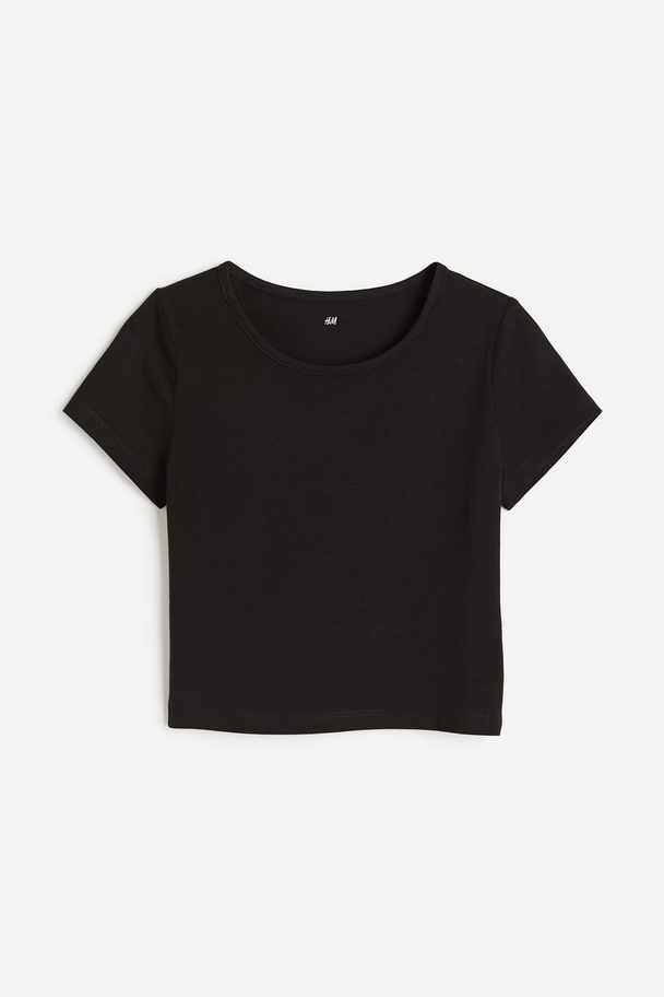 H&M T-shirt Zwart