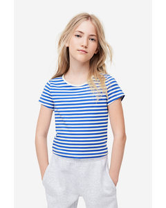 T-shirt Blue/white Striped