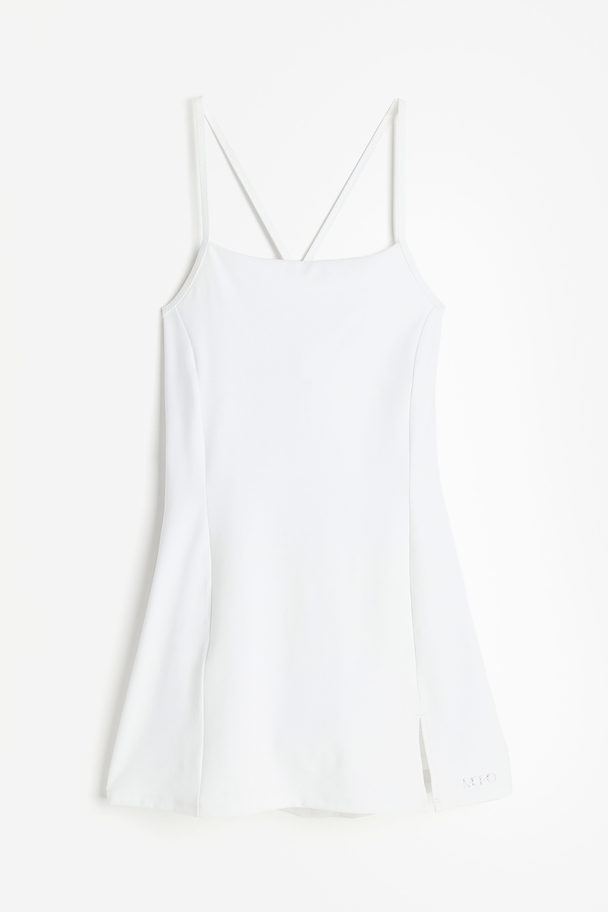 H&M DryMove™ Tenniskleid Weiß