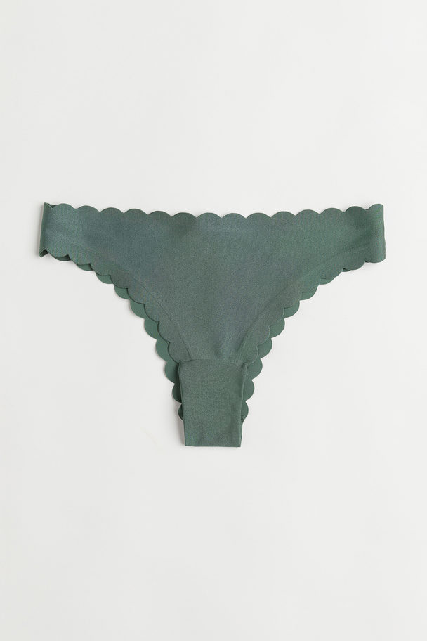 H&M Bikinitruse Brazilian Mørk Grønn
