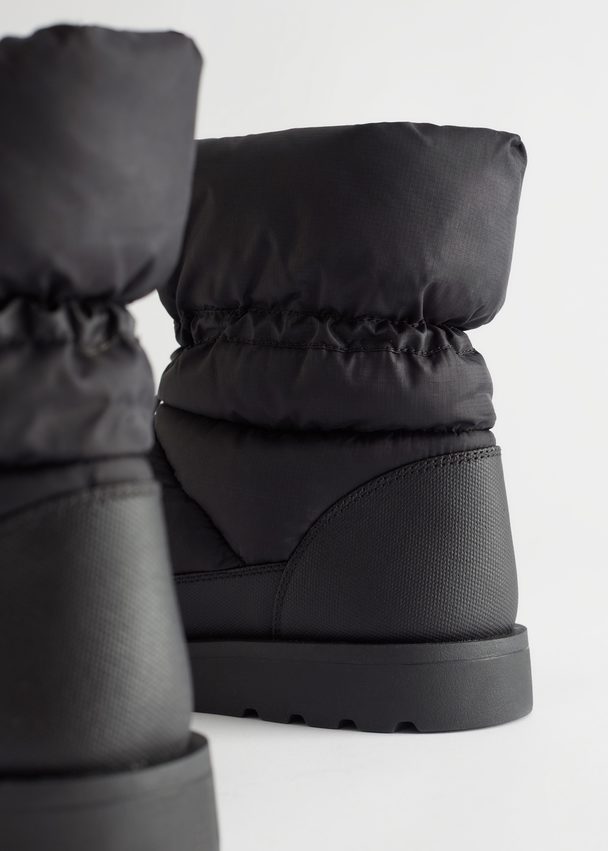 & Other Stories Padded Winter Boots Black