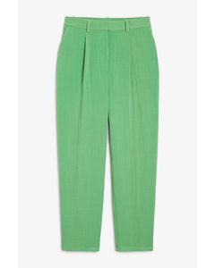 Chino Trousers Full Length Green Green