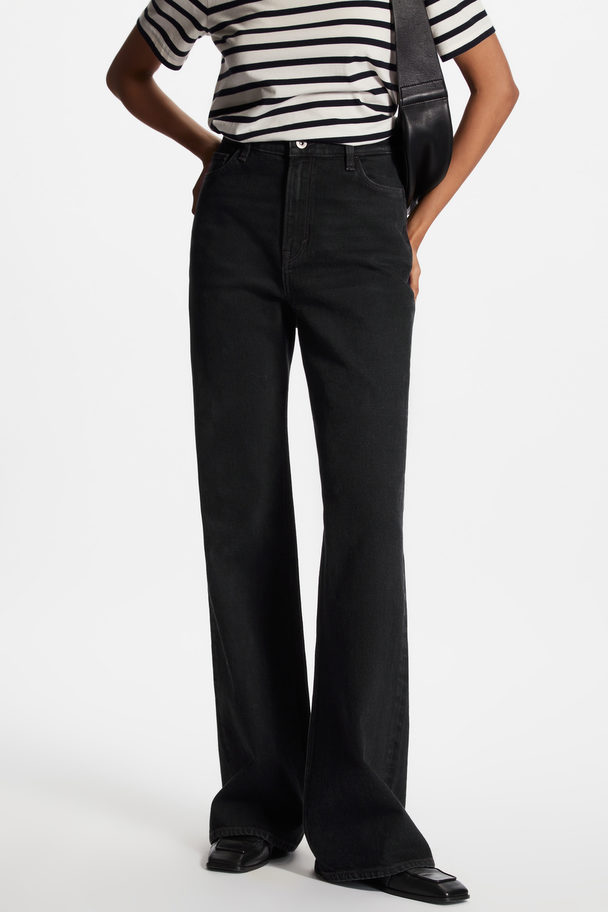 COS Bootcut Slim-fit Full-length Jeans Black