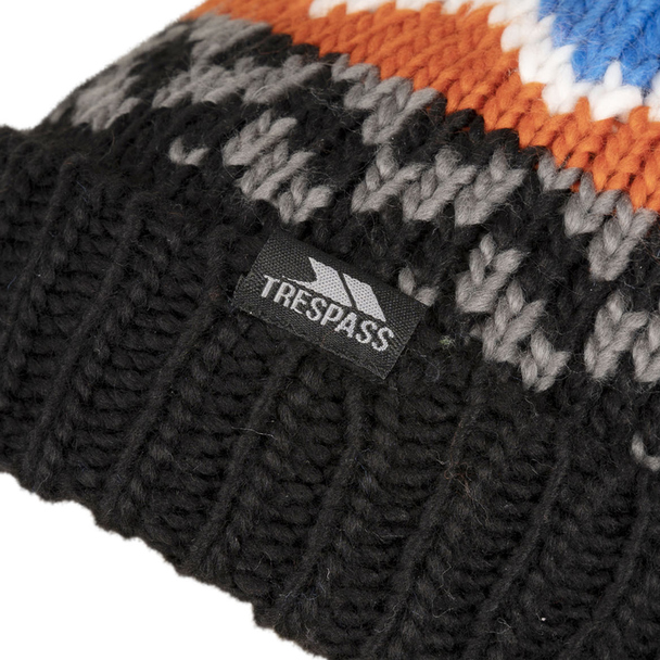 Trespass Trespass Childrens/kids Twiglet Chunky Knit Fleece Lined Hat