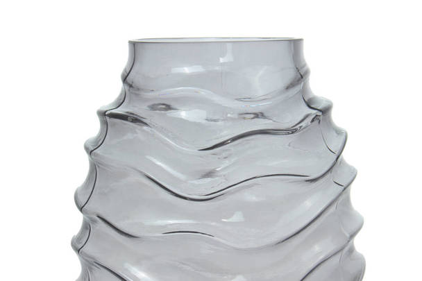 360Living Glass Vase Sidney 325 grey