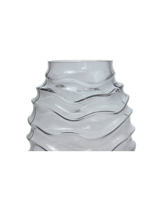 360Living Glass Vase Sidney 325 Grey