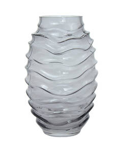 Glass Vase Sidney 325 Grey