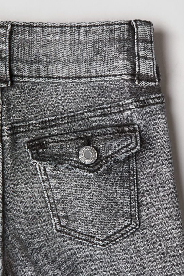 H&M Bootcut Low Jeans Denim Grey