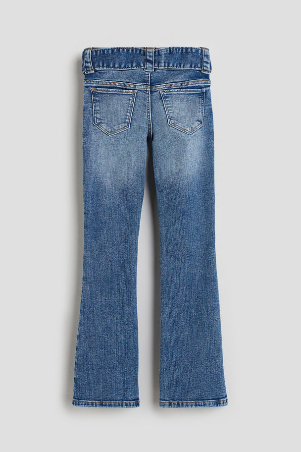 H&M Bootcut Low Jeans Denim Blue