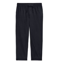 Pyjama-Hose aus Flanell Marineblau
