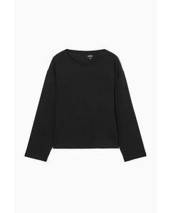 Boxy Long-sleeved T-shirt Black