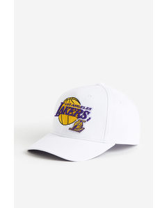 All In Pro Snapback White - Los Angeles Lakers