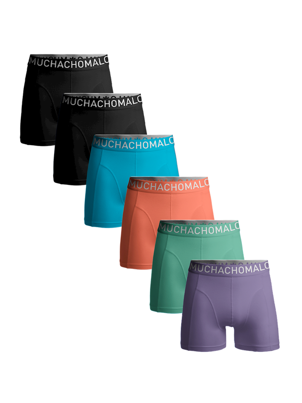 Muchachomalo 6er-Pack Boxershorts Herren - Weicher Bund - perfekte Qualität