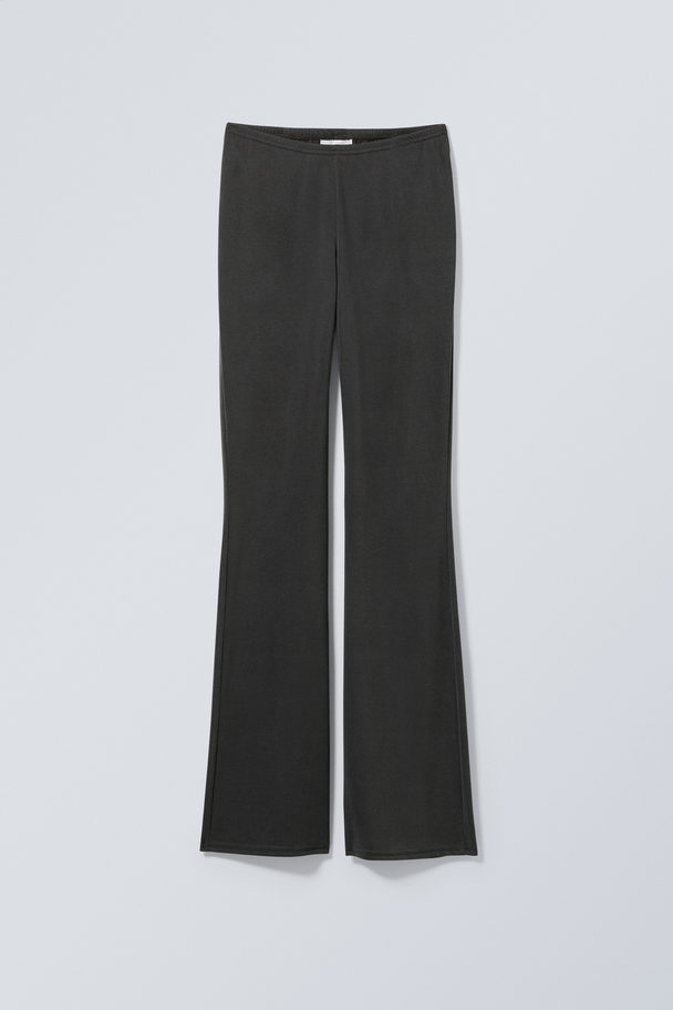 Weekday Bea Jersey Trousers Black