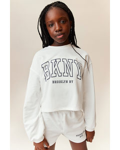 2-piece Sweatshirt Set White/brooklyn