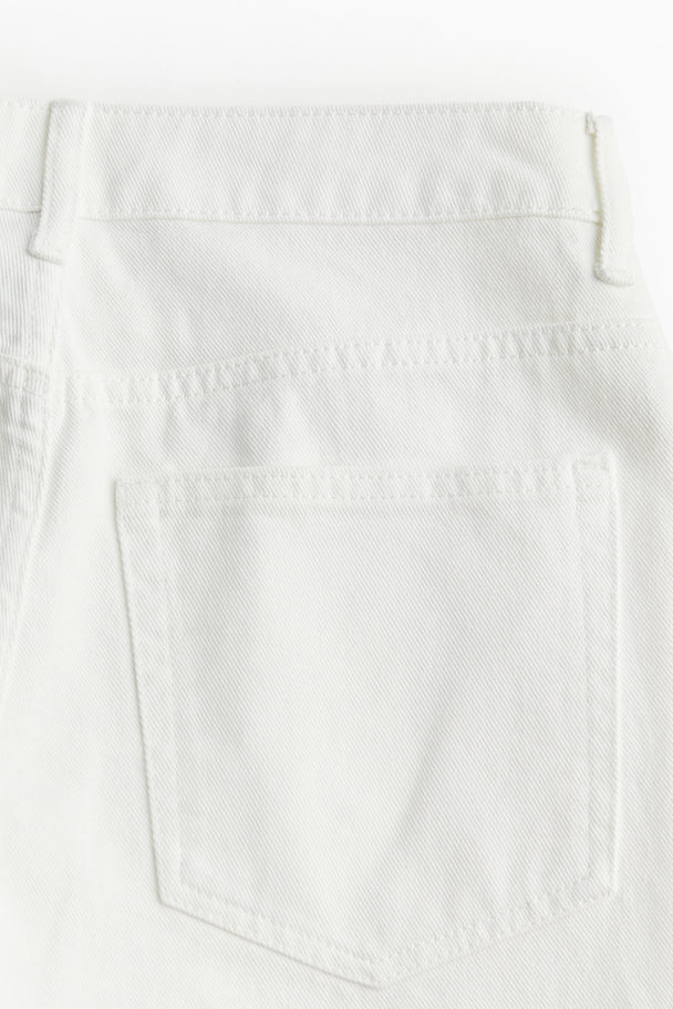 H&M Flared Regular Jeans Hvit