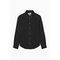 Button-down Collar Corduroy Shirt Black