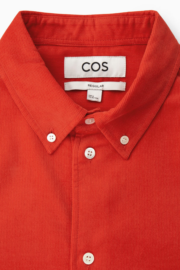 COS Manchesterskjorta Med Klassisk Passform Orange
