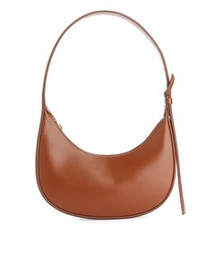 Leather Shoulder Bag Brown