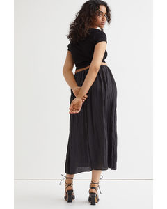 Calf-length Skirt Black