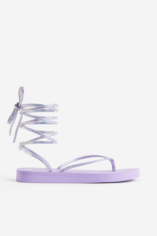H&M Flip-flops Med Gladiatormodell Ljuslila