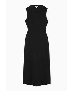 Sleeveless Cutout Maxi Dress Black