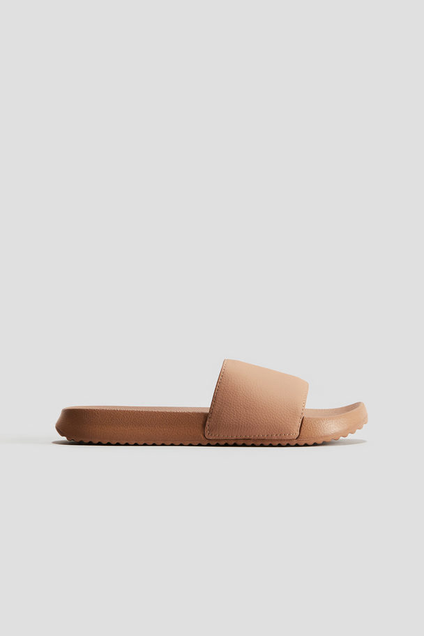 H&M Badesandalen Beige