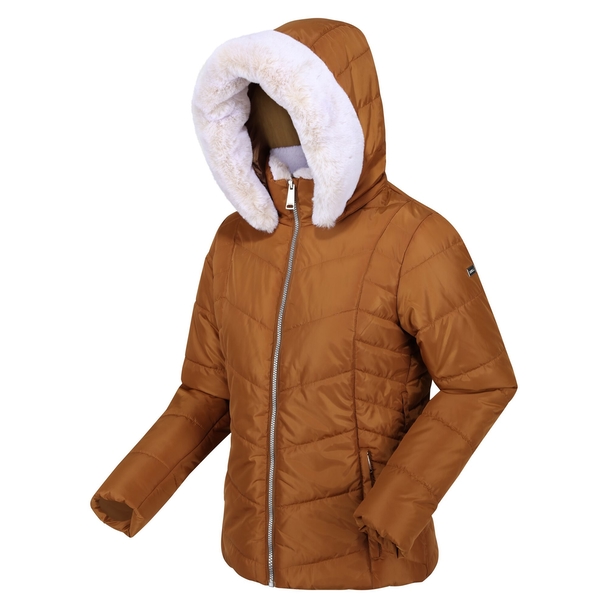 Regatta Regatta Womens/ladies Wildrose Baffled Padded Hooded Jacket