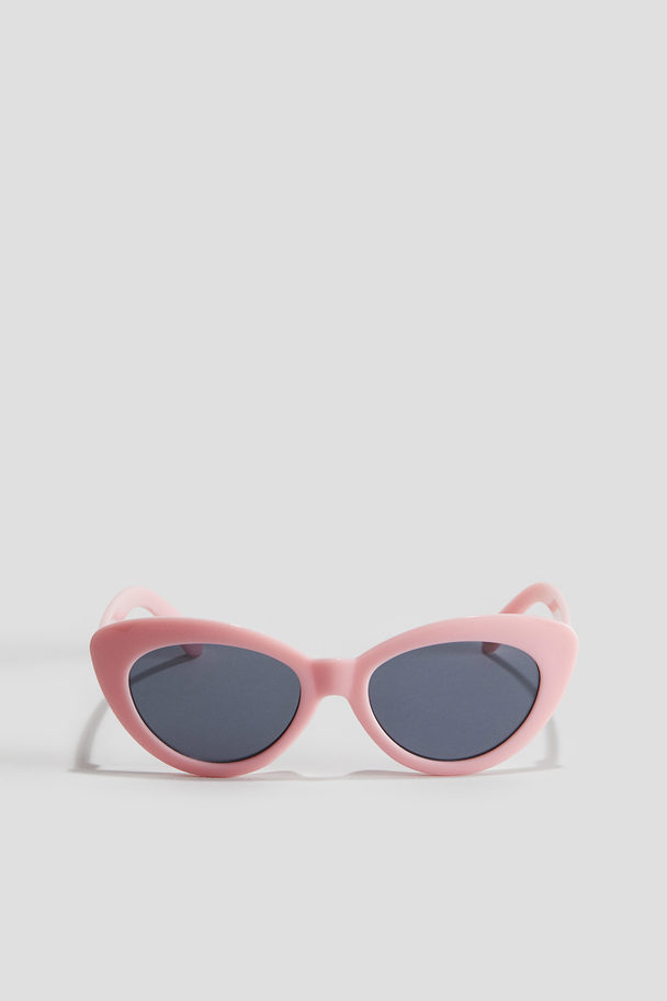 H&M Kattformade Solglasögon Ljusrosa