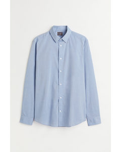 Easy Iron-overhemd - Slim Fit Lichtblauw