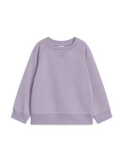 Sweatshirt mit Rundhalsausschnitt Lavendel