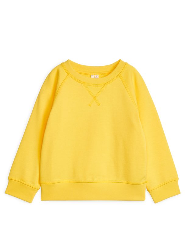 ARKET Crew-neck Sweatshirt Yellow