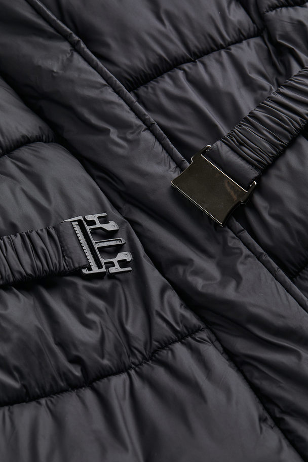 H&M Oversized Puffer Coat Black