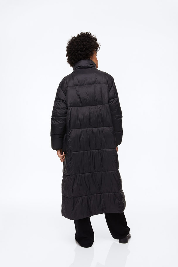 H&M Oversized Puffer Coat Black