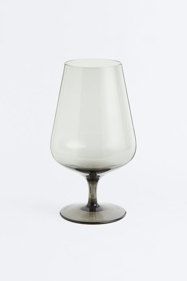 H&M HOME Beer Glass Dark Grey