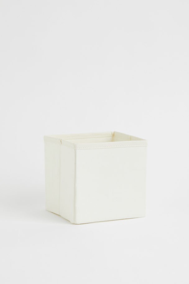 H&M HOME Foldable Storage Basket Natural White