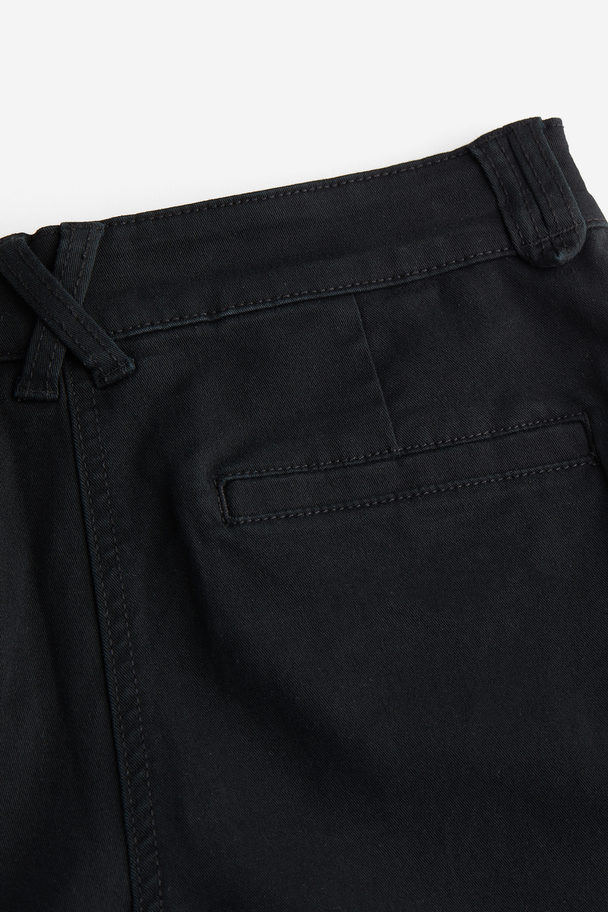 H&M Utility Trousers Black