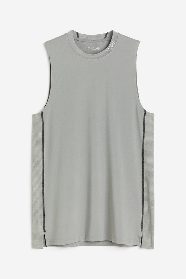 H&M Drymove™ Sports Vest Top Grey