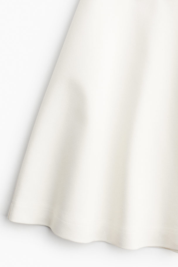 H&M A-line Skirt Cream