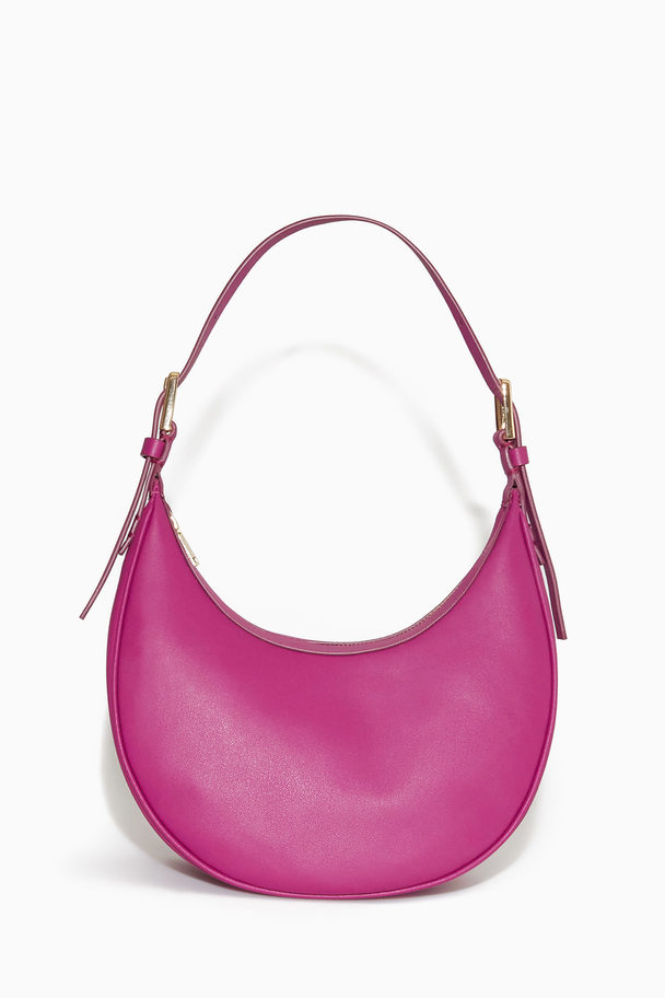 COS Mini Crescent Bag - Leather Pink