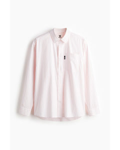 Day Striped Shirt Pale Pink