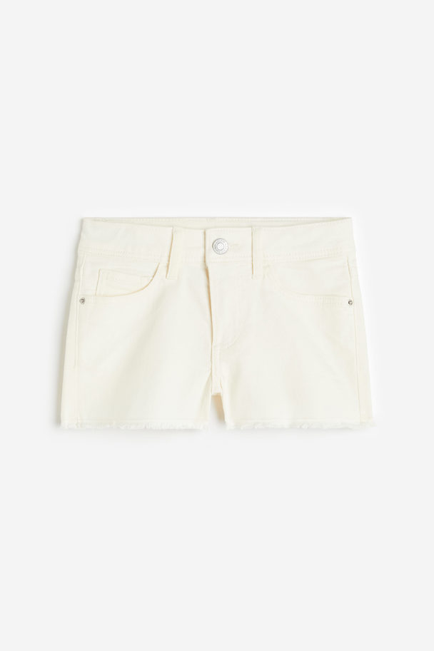H&M Twill Shorts White