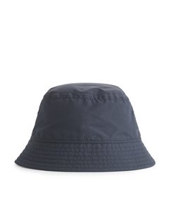Nylon Bucket Hat Navy Blue